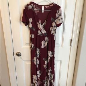 Floral Wrap Dress